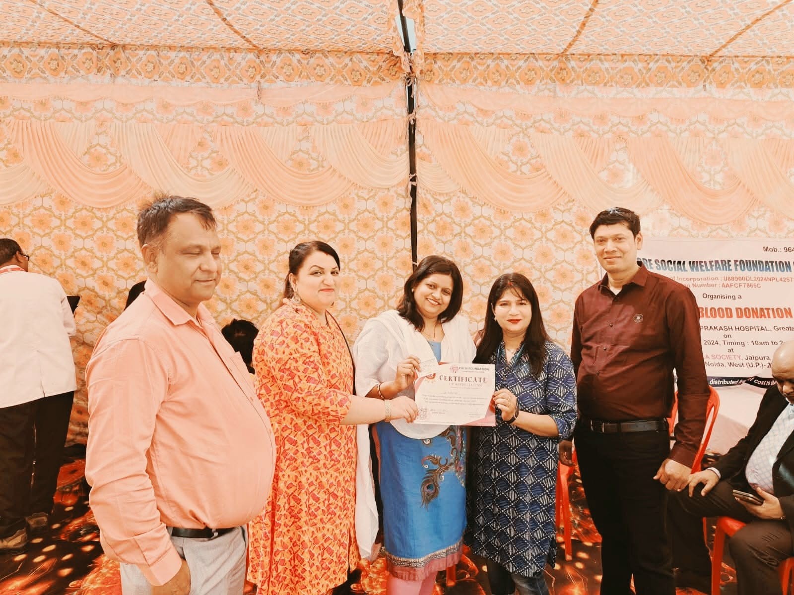 Blood donation & health check-up camp