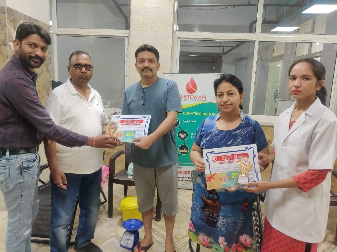 Blood donation & health check-up camp